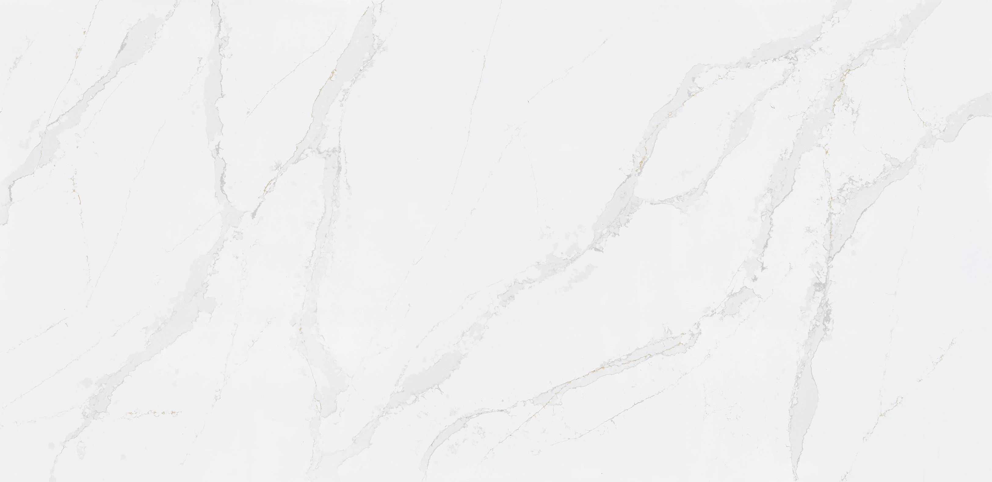 Eternal Calacatta Gold quartz full slab